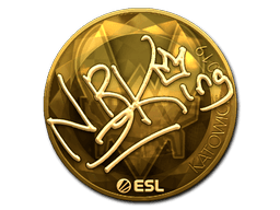 Sticker | NBK- (Gold) | Katowice 2019