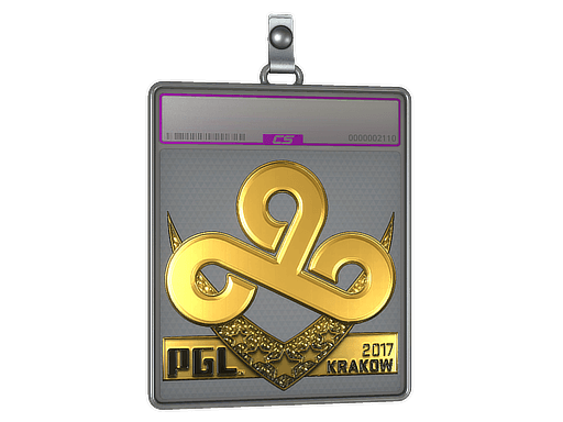 Sticker Slab | Cloud9 (Gold) | Krakow 2017