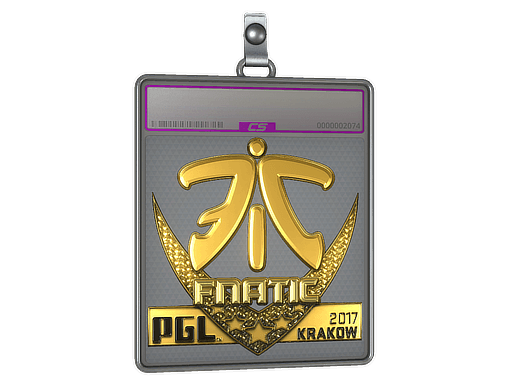 Sticker Slab | Fnatic (Gold) | Krakow 2017