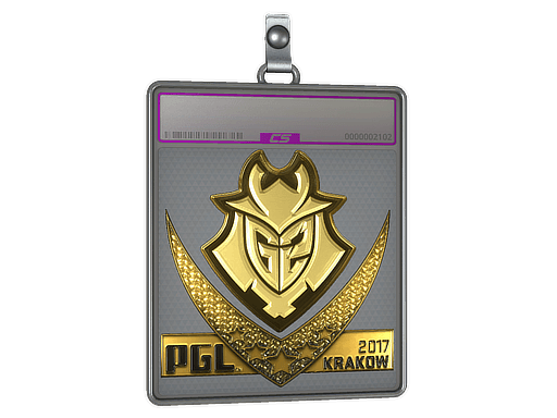 Sticker Slab | G2 Esports (Gold) | Krakow 2017