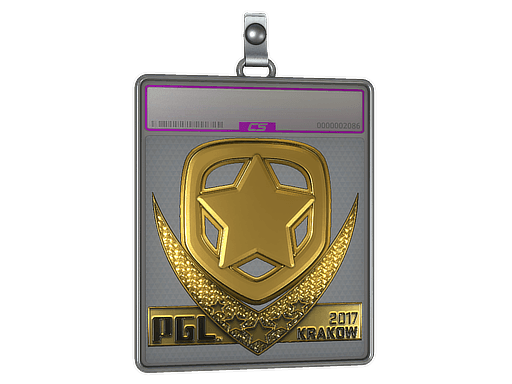 Sticker Slab | Gambit (Gold) | Krakow 2017