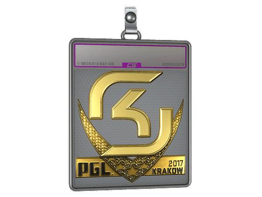 Sticker Slab | SK Gaming (Gold) | Krakow 2017