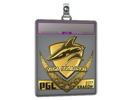 Sticker Slab | Vega Squadron (Gold) | Krakow 2017