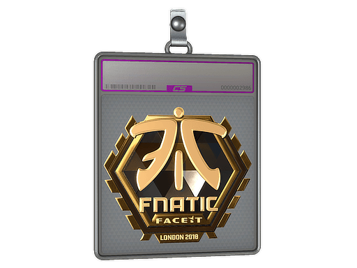 Sticker Slab | Fnatic (Gold) | London 2018