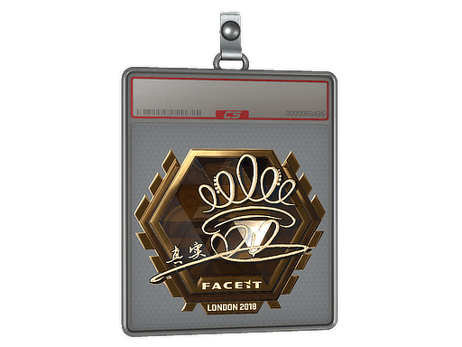 Sticker Slab | DD (Gold) | London 2018