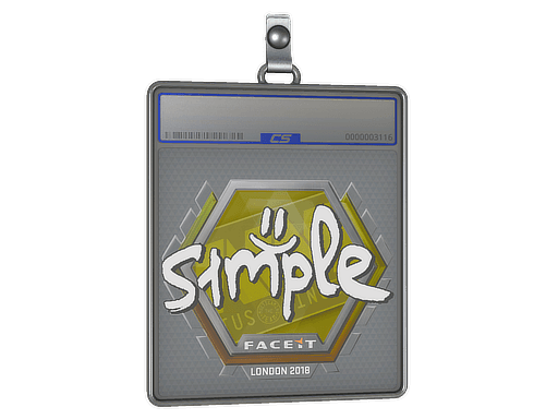 Sticker Slab | s1mple | London 2018