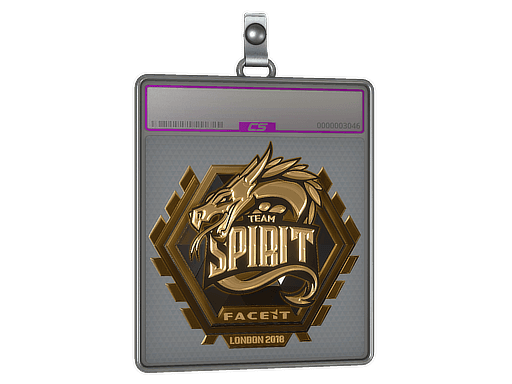 Sticker Slab | Team Spirit (Gold) | London 2018