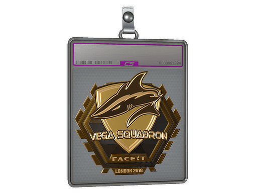 Sticker Slab | Vega Squadron (Gold) | London 2018
