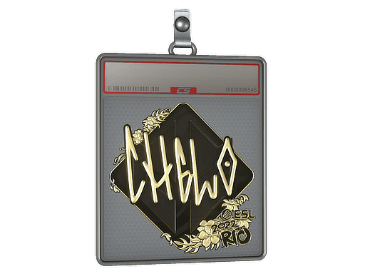 Sticker Slab | chelo (Gold) | Rio 2022