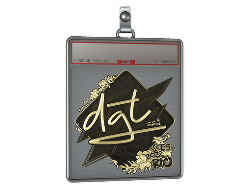 Sticker Slab | dgt (Gold) | Rio 2022