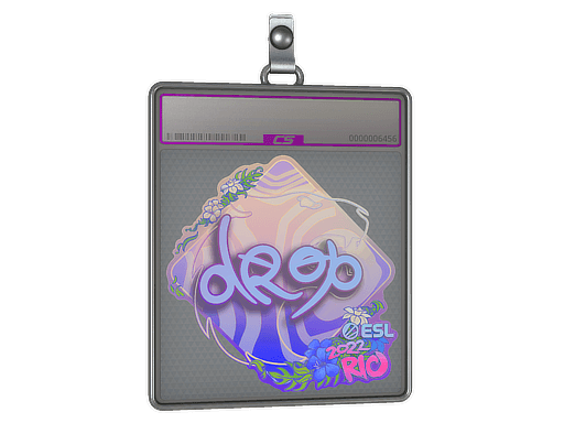 Sticker Slab | drop (Holo) | Rio 2022