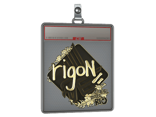 Sticker Slab | rigoN (Gold) | Rio 2022