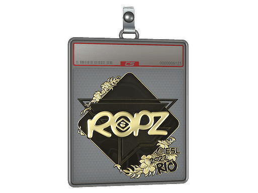 Sticker Slab | ropz (Gold) | Rio 2022