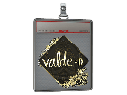 Sticker Slab | v4lde (Gold) | Rio 2022