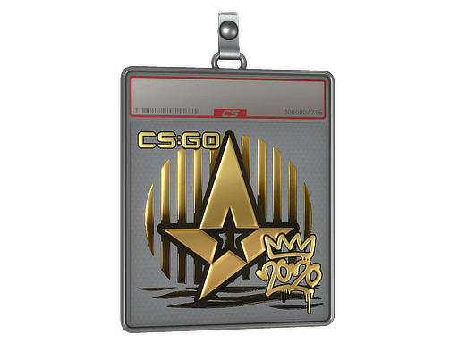 Sticker Slab | Astralis (Gold) | 2020 RMR