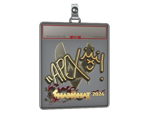 Sticker Slab | apEX (Gold) | Shanghai 2024