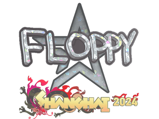 Sticker | floppy (Glitter) | Shanghai 2024