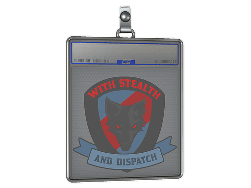 Sticker Slab | Black Dog