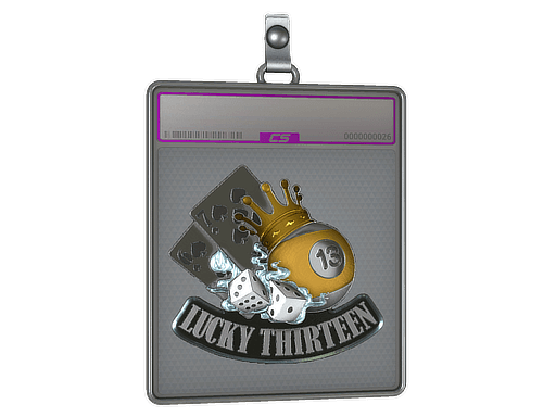 Sticker Slab | Lucky 13 (Foil)