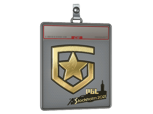 Sticker Slab | Gambit Gaming (Gold) | Stockholm 2021