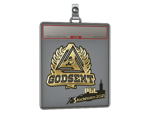 Sticker Slab | GODSENT (Gold) | Stockholm 2021