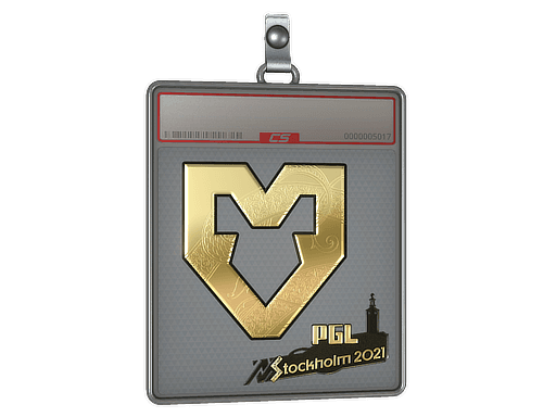 Sticker Slab | MOUZ (Gold) | Stockholm 2021