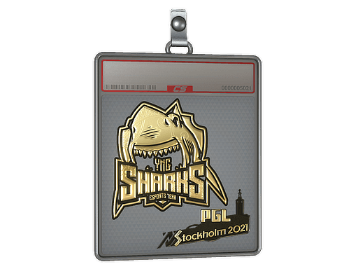 Sticker Slab | Sharks Esports (Gold) | Stockholm 2021