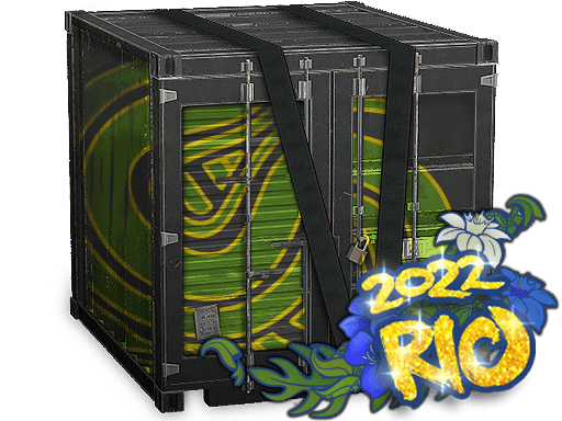 Rio 2022 Storage Unit with Glitter Stickers